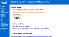 Desktop Screenshot of montanamath.org