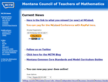 Tablet Screenshot of montanamath.org